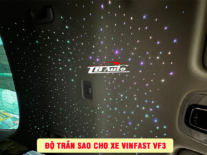 Độ trần sao cho xe VinFast VF3 2 Độ trần sao rơi cho xe VinFast VF3 uy tín chất lượng tại TPHCM