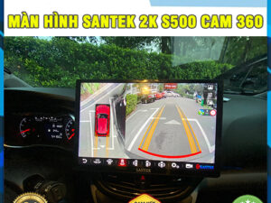 Màn hình Android Santek 2K S500 Cam 360 TB Auto