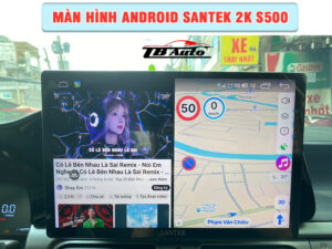 Màn hình Android Santek 2K S500 3 Địa chỉ lắp màn hình Android Santek 2K S500 uy tín chất lượng tại Quận 9