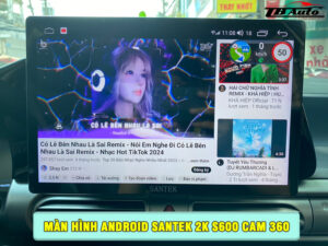 Địa chỉ lắp màn hình Android Santek 2K S600 Cam 360 uy tín chất lượng tại Quận Gò Vấp