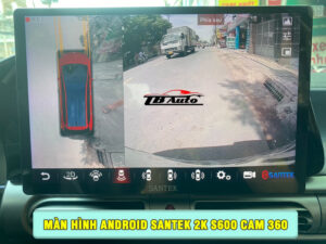 Địa chỉ lắp màn hình Android Santek 2K S600 Cam 360 uy tín chất lượng tại TP Thủ Đức