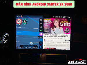 Màn hình Android Santek 2K S600 3 Địa chỉ lắp màn hình Android Santek 2K S600 uy tín chất lượng tại Quận 9