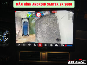 Màn hình Android Santek 2K S600 4 Địa chỉ lắp màn hình Android Santek 2K S600 uy tín chất lượng tại TP Thủ Đức