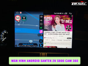 Màn hình Android Santek 2K S800 Cam 360 3 Địa chỉ lắp màn hình Android Santek 2K S800 Cam 360 uy tín chất lượng tại Quận 9