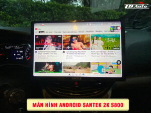 Màn hình Android Santek 2K S800 2 Địa chỉ lắp màn hình Android Santek 2K S800 uy tín chất lượng tại Quận Gò Vấp