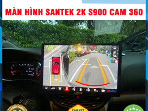 Màn hình Android Santek 2K S900 Cam 360 TB Auto