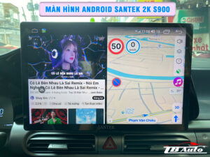 Địa chỉ lắp màn hình Android Santek 2K S900 uy tín chất lượng tại Quận 9