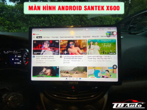 Màn hình Android Santek X600 2 Địa chỉ lắp màn hình Android Santek X600 uy tín chất lượng tại Quận Gò Vấp