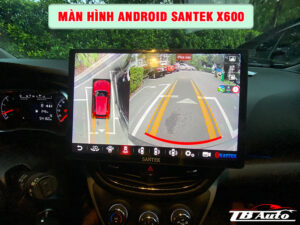 Màn hình Android Santek X600 4 Địa chỉ lắp màn hình Android Santek X600 uy tín chất lượng tại TP Thủ Đức