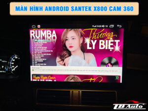 Màn hình Android Santek X800 Cam 360 2 Địa chỉ lắp màn hình Android Santek X800 Cam 360 uy tín chất lượng tại Quận Gò Vấp