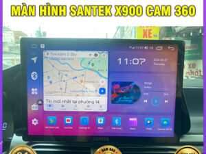 Màn hình Android Santek X900 Cam 360 TB Auto