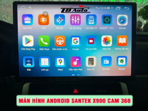 Địa chỉ lắp màn hình Android Santek X900 Cam 360 uy tín chất lượng tại TP HCM