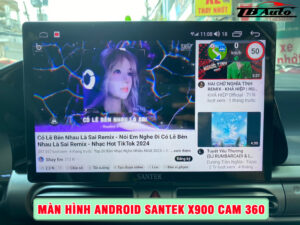 Địa chỉ lắp màn hình Android Santek X900 Cam 360 uy tín chất lượng tại Quận Gò Vấp