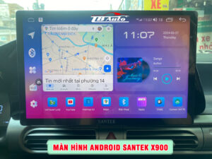 Màn hình Android Santek X900 1 Địa chỉ lắp màn hình Android Santek X900 uy tín chất lượng tại TP HCM