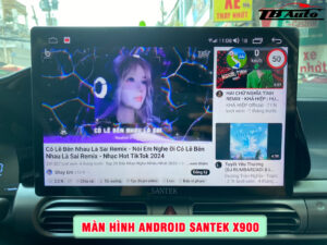 Màn hình Android Santek X900 2 Địa chỉ lắp màn hình Android Santek X900 uy tín chất lượng tại Quận Gò Vấp