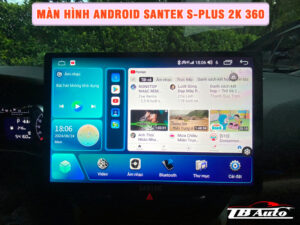 Địa chỉ lắp màn hình Android Santek S Plus 2K 360 uy tín chất lượng tại TP HCM