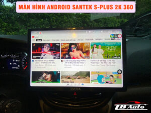 Địa chỉ lắp màn hình Android Santek S Plus 2K 360 uy tín chất lượng tại Quận Gò Vấp