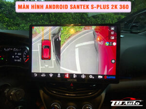 Địa chỉ lắp màn hình Android Santek S Plus 2K 360 uy tín chất lượng tại TP Thủ Đức