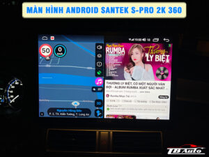 Địa chỉ lắp màn hình Android Santek S Pro 2K 360 uy tín chất lượng tại TP Thủ Đức