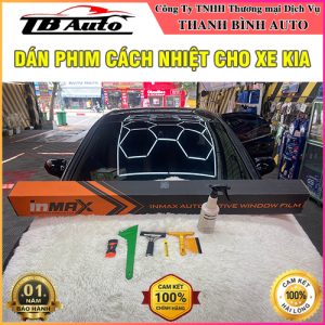 Dán phim cách nhiệt cho xe Kia   