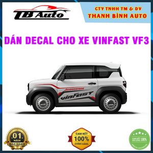 Dán decal cho xe Vinfast VF3 tại Thanh Bình Auto