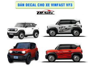 Dán decal cho xe Vinfast VF3 3 Địa chỉ dán decal cho xe Vinfast VF3 uy tín chất lượng tại Quận 9