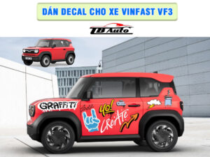 Dán decal cho xe Vinfast VF3 1 Địa chỉ dán decal cho xe Vinfast VF3 uy tín chất lượng tại TP HCM