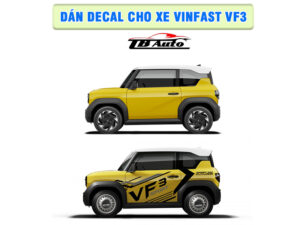 Dán decal cho xe Vinfast VF3 2 Địa chỉ dán decal cho xe Vinfast VF3 uy tín chất lượng tại Quận Gò Vấp