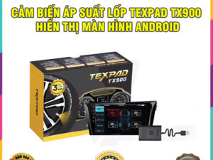 Cảm biến áp suất lốp TexPad TX900 hiển thị màn hình Android TB Auto