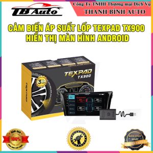 Cảm biến áp suất lốp TexPad TX900 hiển thị màn hình Android TB Auto