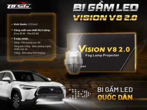 Đèn bi gầm Led Vision V8 2.0 2 Đèn bi gầm Led Vision V8 2.0 TB Auto