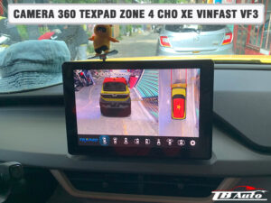 Lắp Camera 360 TexPad Zone 4 cho xe VinFast VF3 5 Camera 360 TexPad Zone 4 cho xe VinFast VF3 được lắp bằng giắc cắm zin hoàn toàn