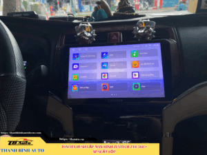 Toyota Rush gắn màn hình Zestech Z18 360 và cảm biến áp suất lốp 1 Toyota Rush gắn màn hình Zestech Z18 360 và cảm biến áp suất lốp TB Auto