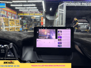 Mazda CX3 lắp màn hình Zestech E360 2 Mazda CX3 lắp màn hình Zestech E360 TB Auto