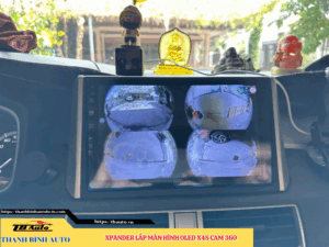 Mitsubishi Xpander lên màn hình Oled X4S Cam 360 TB Auto