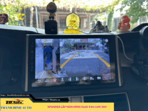 Mitsubishi Xpander lên màn hình Oled X4S Cam 360 TB Auto