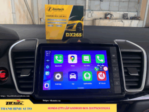 Honda City gắn Android Box Zestech DX265 1 Honda City gắn Android Box Zestech DX265 TB Auto