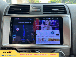 Toyota Camry 2009 gắn màn hình Oled X4 + Combo Cam TB Auto