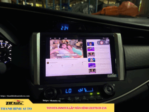 Toyota Innova lắp màn hình Zestech Z18