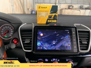 Honda City gắn Android Box Zestech DX265 3 Honda City gắn Android Box Zestech DX265 TB Auto