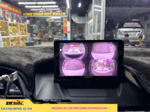 Mazda CX3 lắp màn hình Zestech E360 6 Mazda CX3 lắp màn hình Zestech E360 TB Auto