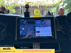 Mitsubishi Xpander lên màn hình Oled X4S Cam 360 TB Auto