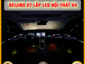 Beijing X7 lắp led nội thất V4 Thanh Bình Auto