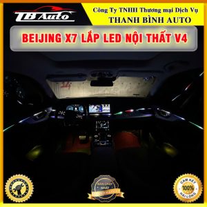 Beijing X7 lắp led nội thất V4 Thanh Bình Auto