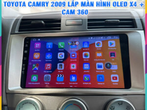 Toyota Camry 2009 gắn màn hình Oled X4 + Combo Cam TB Auto