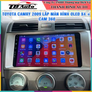 Toyota Camry 2009 gắn màn hình Oled X4 + Combo Cam TB Auto