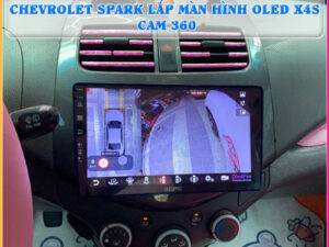 Chevrolet Spark lên màn hình Oled X4S Thanh Bình Auto