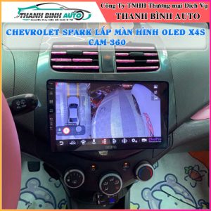 Chevrolet Spark lên màn hình Oled X4S Thanh Bình Auto