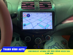 Chevrolet Spark lên màn hình Oled X4S Thanh Bình Auto