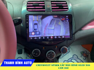 Chevrolet Spark lên màn hình Oled X4S Thanh Bình Auto
